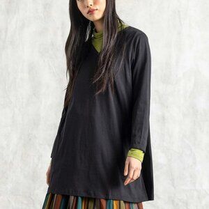 Gudrun Sjoden “Judit” jersey tunic: Black, Medium, New with Tags
